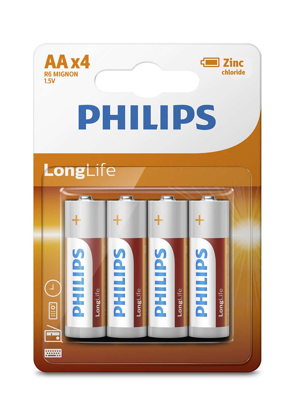 Batéria R6 AA obyčajná PHILIPS • elektroalica.sk