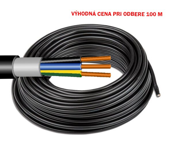 K bel CYKY J 3x1 5mm2 100m bal Zv hodnen Cena Pri Odbere k-bel-cyky-j-3x1-5mm2-100m-bal-zv-hodnen-cena-pri-odbere